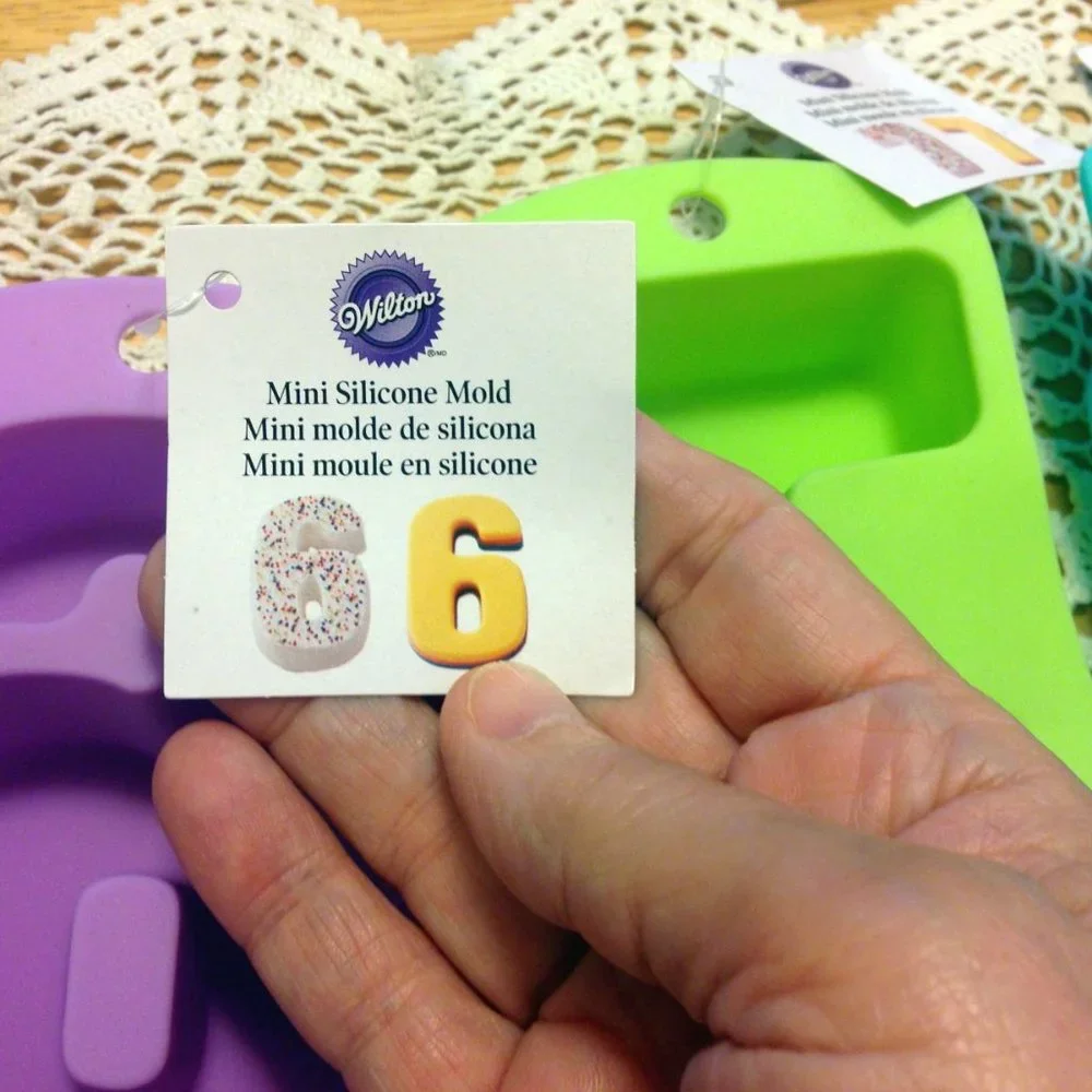 Eight new Wilton Silicone Mold Numbers Bundle